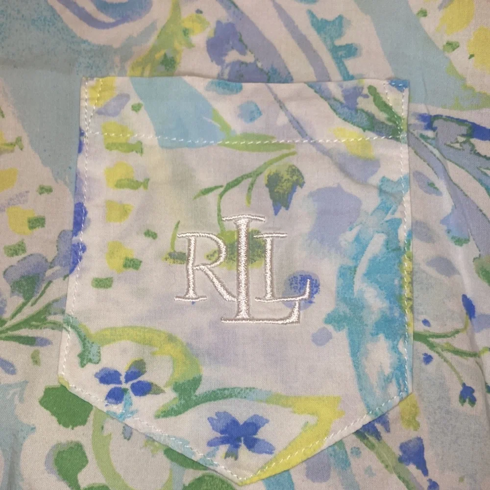 Ralph Lauren Lauren button down night shirt L - Picture 3 of 7